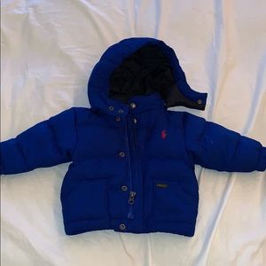 Polo baby puffer coat
